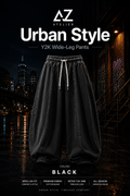 Urban Style Y2K Wide-Leg Pants