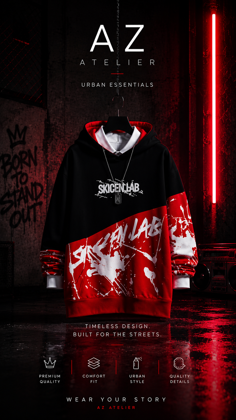 Origin Cyber Splatter Hoodie