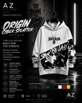 ORIGIN — CYBER SPLATTER HOODIE